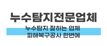 경산시 누수탐지 및 피해복구공사 전문